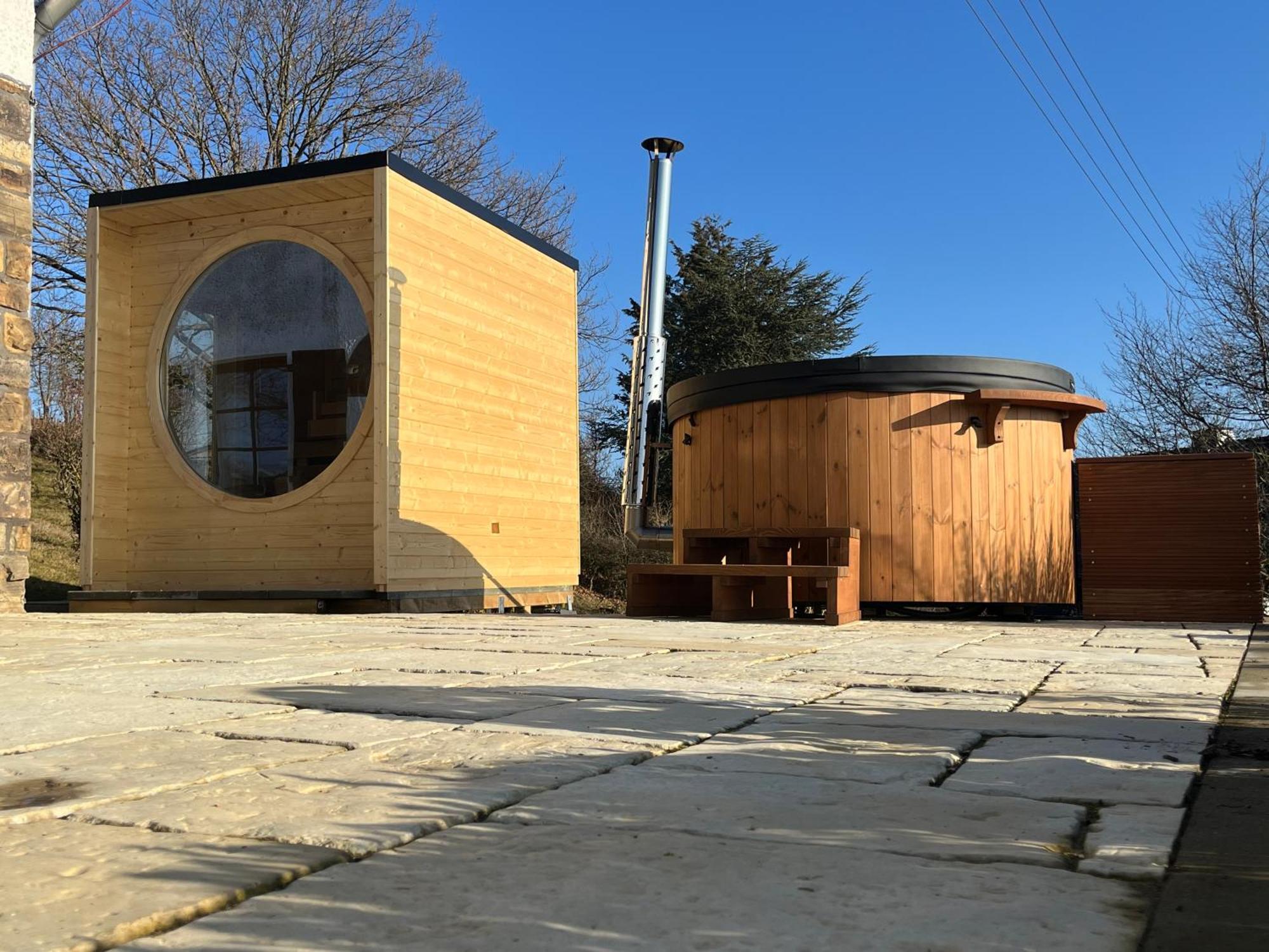 Eifel Landhaus Panoramablick Unter Der Burg Olbrueck Mit Sauna Hottub Grosser Terrasse Und Garten Ideal Fuer Familien Niederdurenbach ภายนอก รูปภาพ